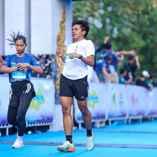 Race photo from BOGORUN 2026