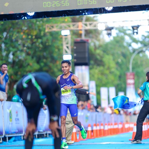 Race photo from BOGORUN 2026