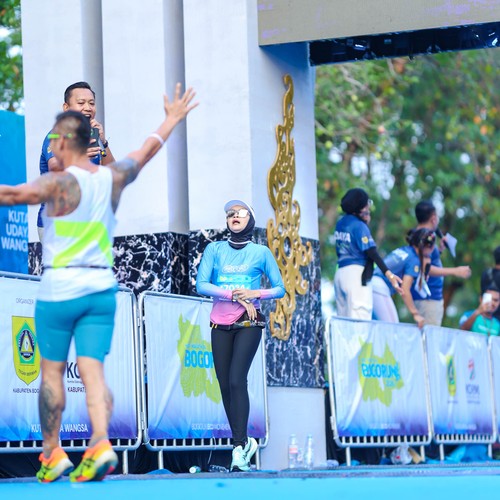 Race photo from BOGORUN 2026