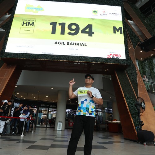 Race photo from BOGORUN 2026