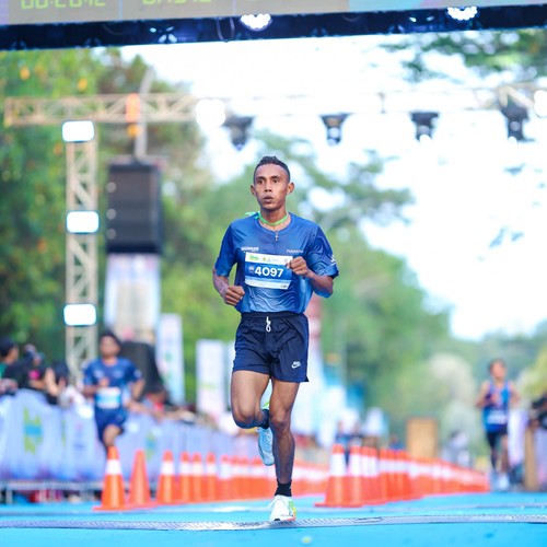 Race photo from BOGORUN 2026