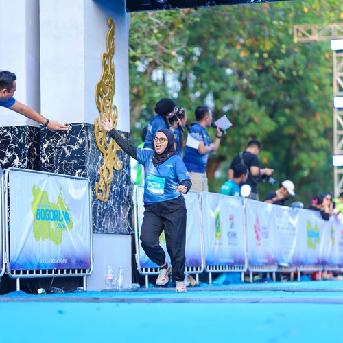 Race photo from BOGORUN 2026