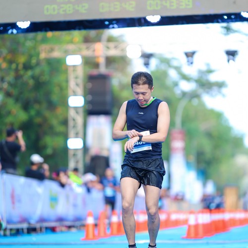 Race photo from BOGORUN 2026