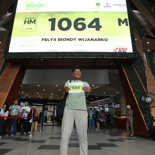 Race photo from BOGORUN 2026