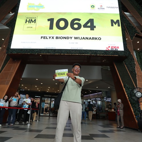 Race photo from BOGORUN 2026