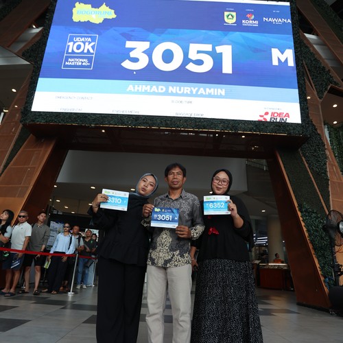 Race photo from BOGORUN 2026