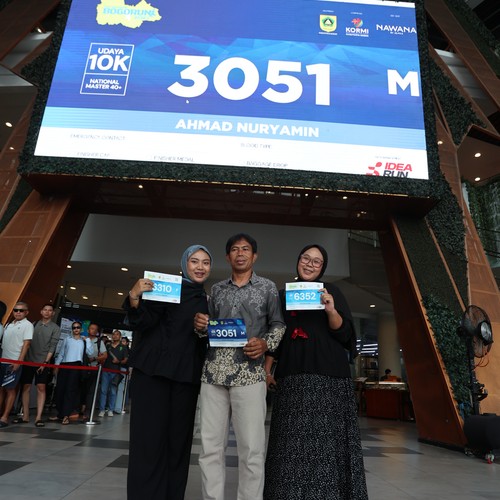 Race photo from BOGORUN 2026