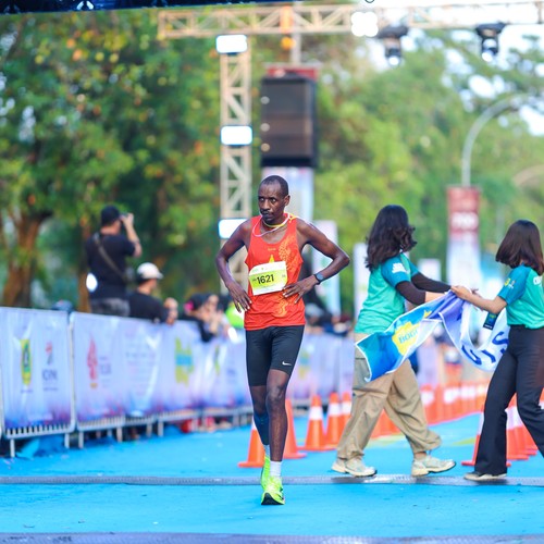 Race photo from BOGORUN 2026