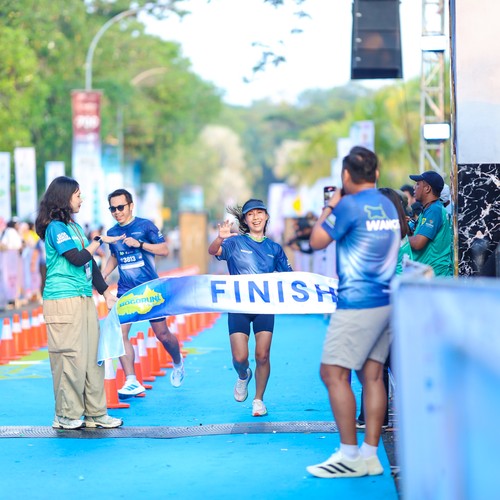 Race photo from BOGORUN 2026
