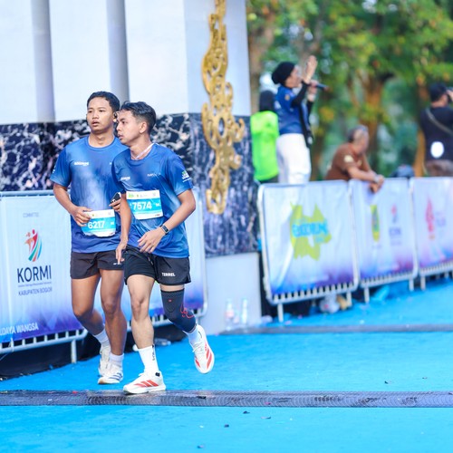 Race photo from BOGORUN 2026