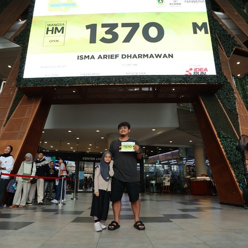 Race photo from BOGORUN 2026