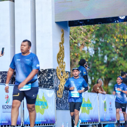 Race photo from BOGORUN 2026