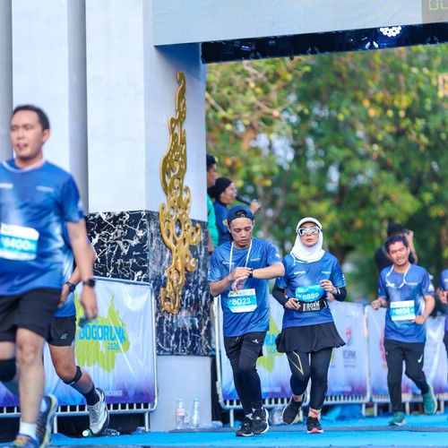 Race photo from BOGORUN 2026