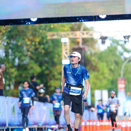 Race photo from BOGORUN 2026