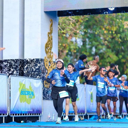 Race photo from BOGORUN 2026