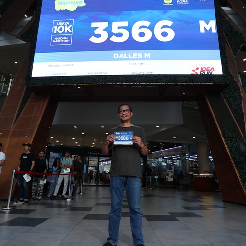 Race photo from BOGORUN 2026