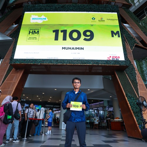 Race photo from BOGORUN 2026