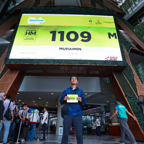 Race photo from BOGORUN 2026