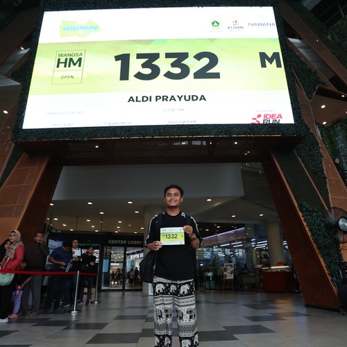 Race photo from BOGORUN 2026
