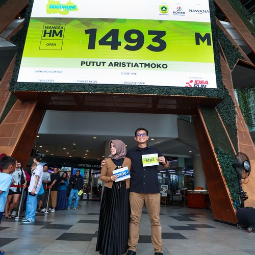 Race photo from BOGORUN 2026