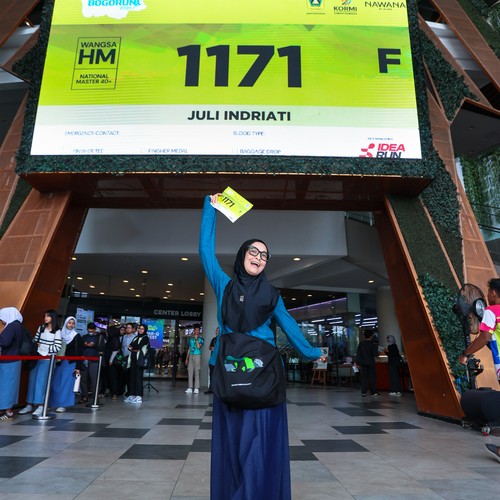 Race photo from BOGORUN 2026