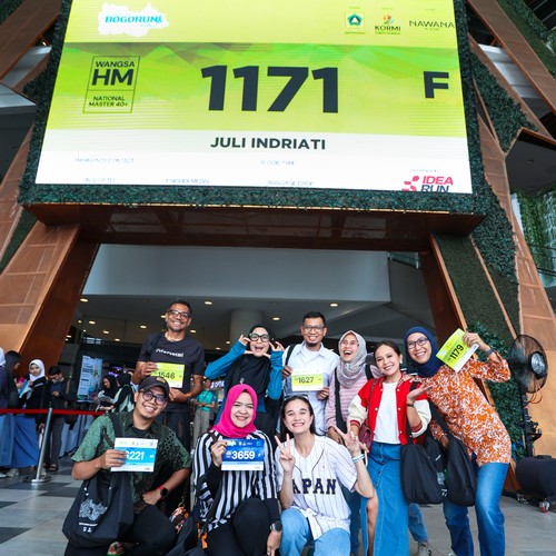 Race photo from BOGORUN 2026