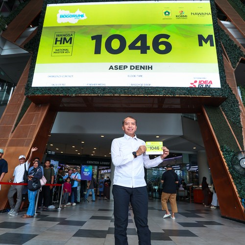Race photo from BOGORUN 2026
