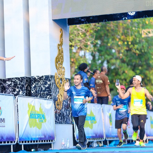 Race photo from BOGORUN 2026