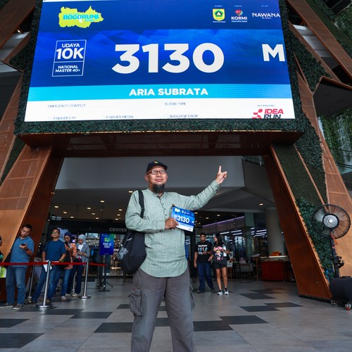 Race photo from BOGORUN 2026