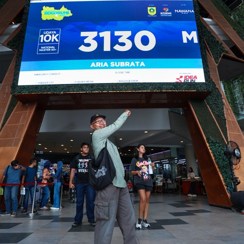Race photo from BOGORUN 2026
