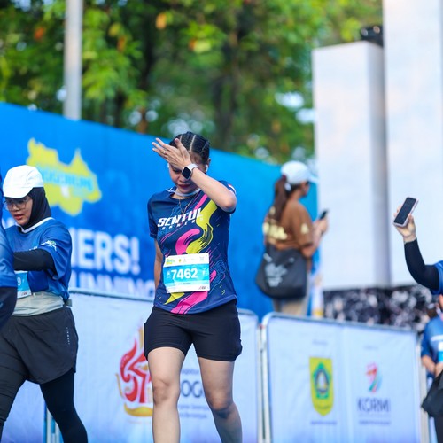 Race photo from BOGORUN 2026
