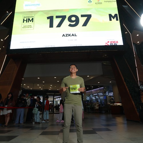 Race photo from BOGORUN 2026
