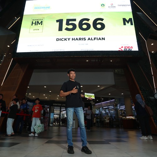 Race photo from BOGORUN 2026