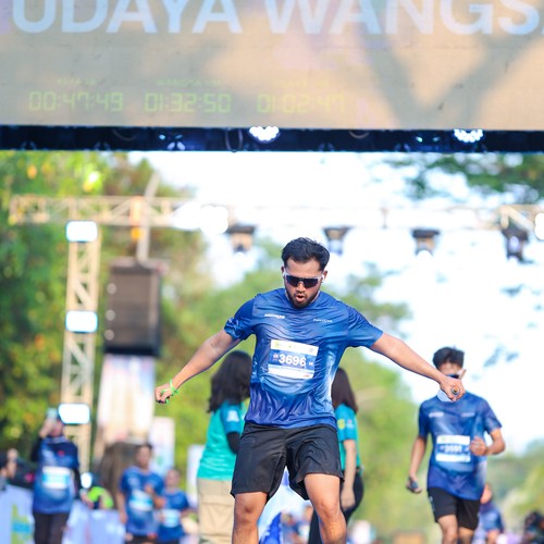 Race photo from BOGORUN 2026