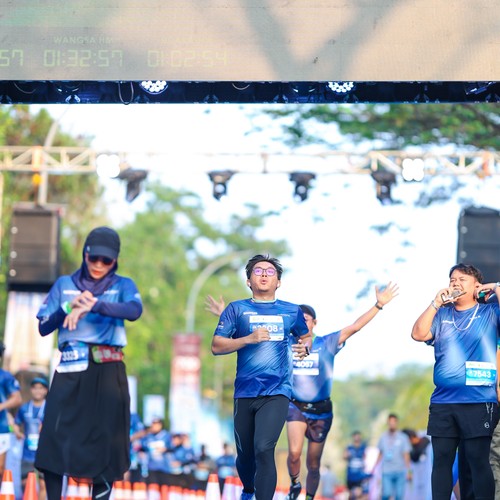 Race photo from BOGORUN 2026