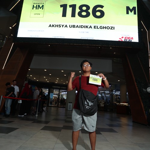 Race photo from BOGORUN 2026