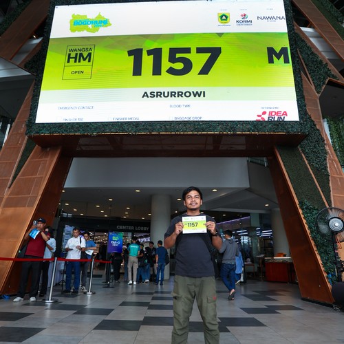 Race photo from BOGORUN 2026