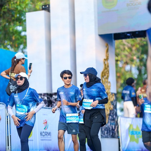 Race photo from BOGORUN 2026