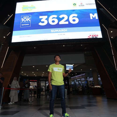 Race photo from BOGORUN 2026