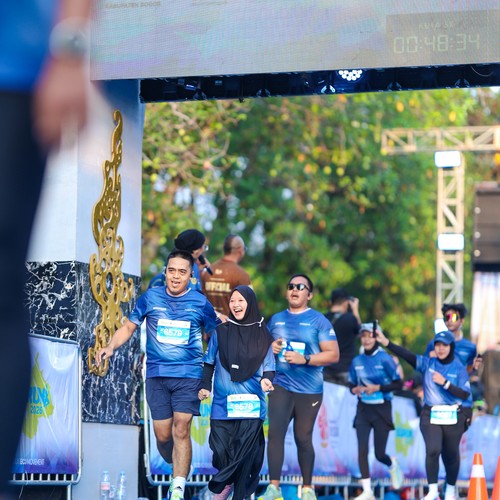 Race photo from BOGORUN 2026