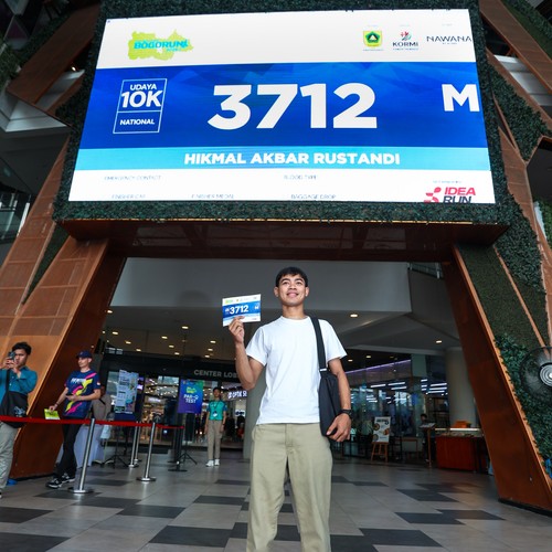 Race photo from BOGORUN 2026
