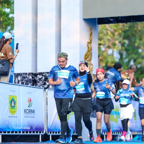 Race photo from BOGORUN 2026