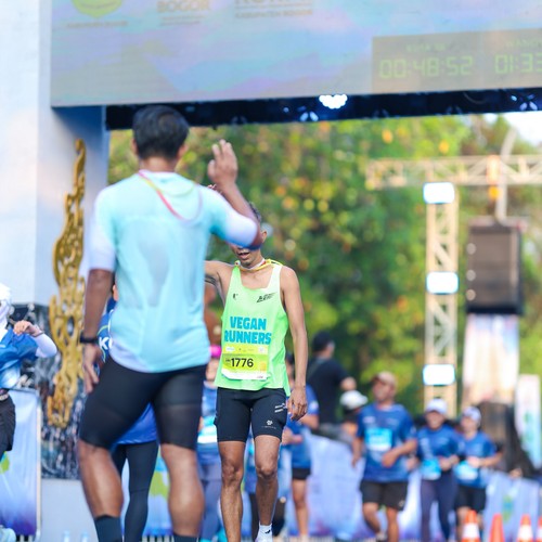 Race photo from BOGORUN 2026