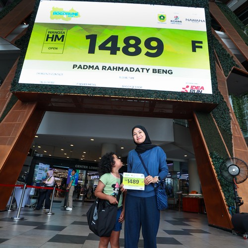 Race photo from BOGORUN 2026