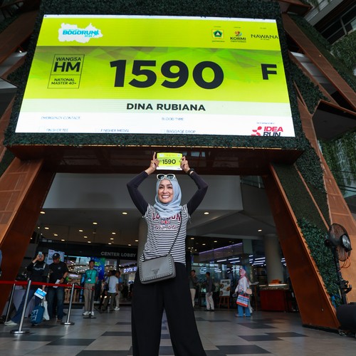 Race photo from BOGORUN 2026