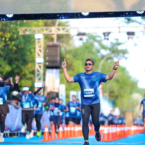 Race photo from BOGORUN 2026