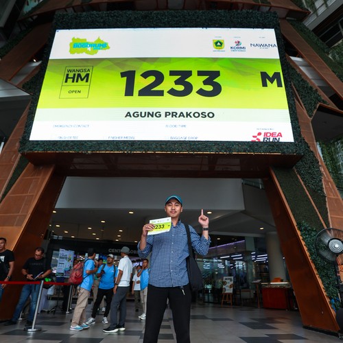 Race photo from BOGORUN 2026