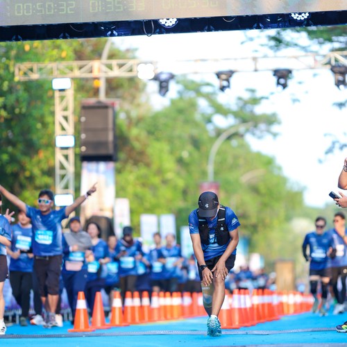 Race photo from BOGORUN 2026