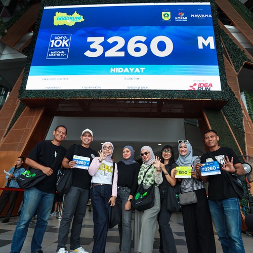 Race photo from BOGORUN 2026