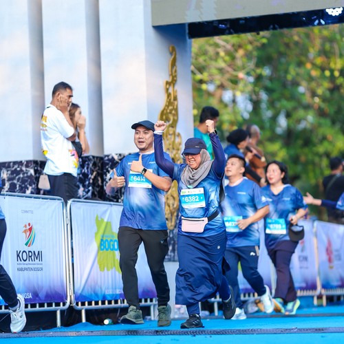 Race photo from BOGORUN 2026